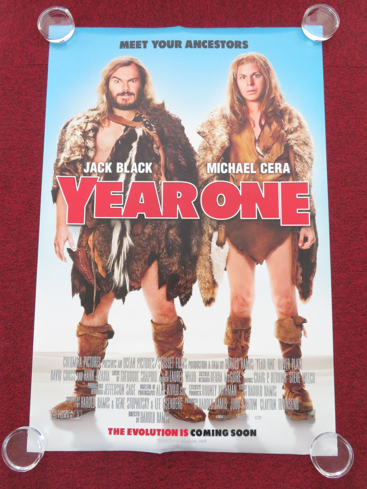 Year One US One Sheet Rolled Poster Jack Black Michael Cera 2009