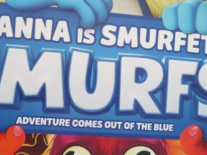 Smurfs US One Sheet Rolled Poster Rihanna James Corden Nick Offerman 2025