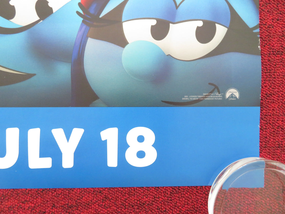 Smurfs US One Sheet Rolled Poster Rihanna James Corden Nick Offerman 2025