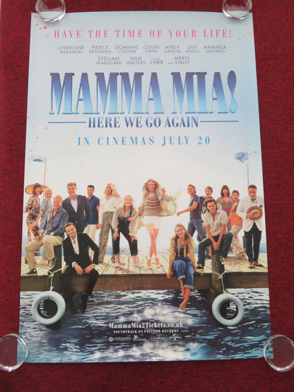 Mamma Mia! Here We Go Again US One Sheet Rolled Poster Streep Colin Firth 2018