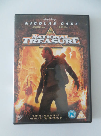 National Treasure (DVD) Disney Nicolas Cage Diane Kruger Justin Bartha 2004 Region 2