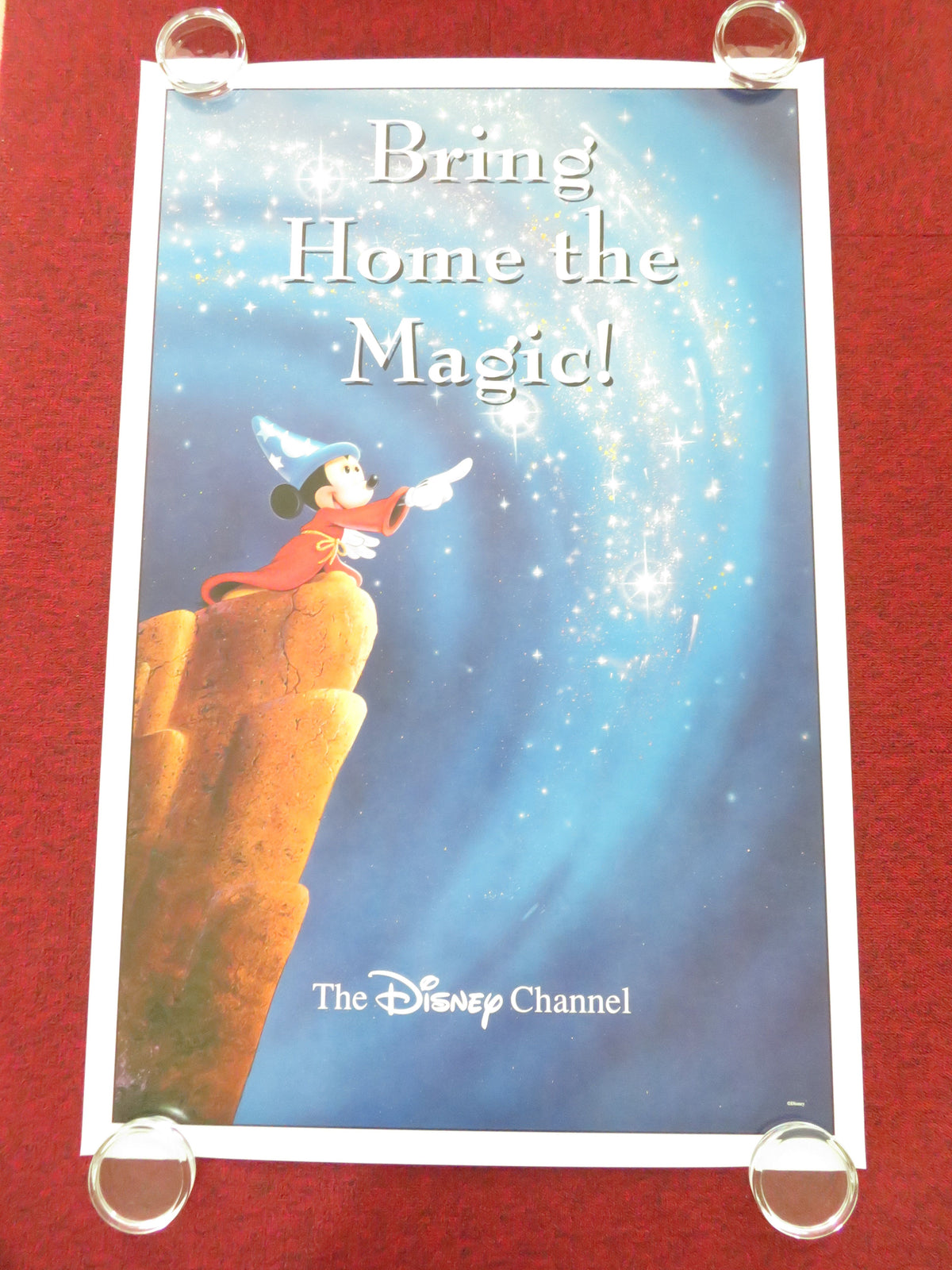 Disney Channel - Fantasia US One Sheet Rolled Poster Deems Taylor 1998