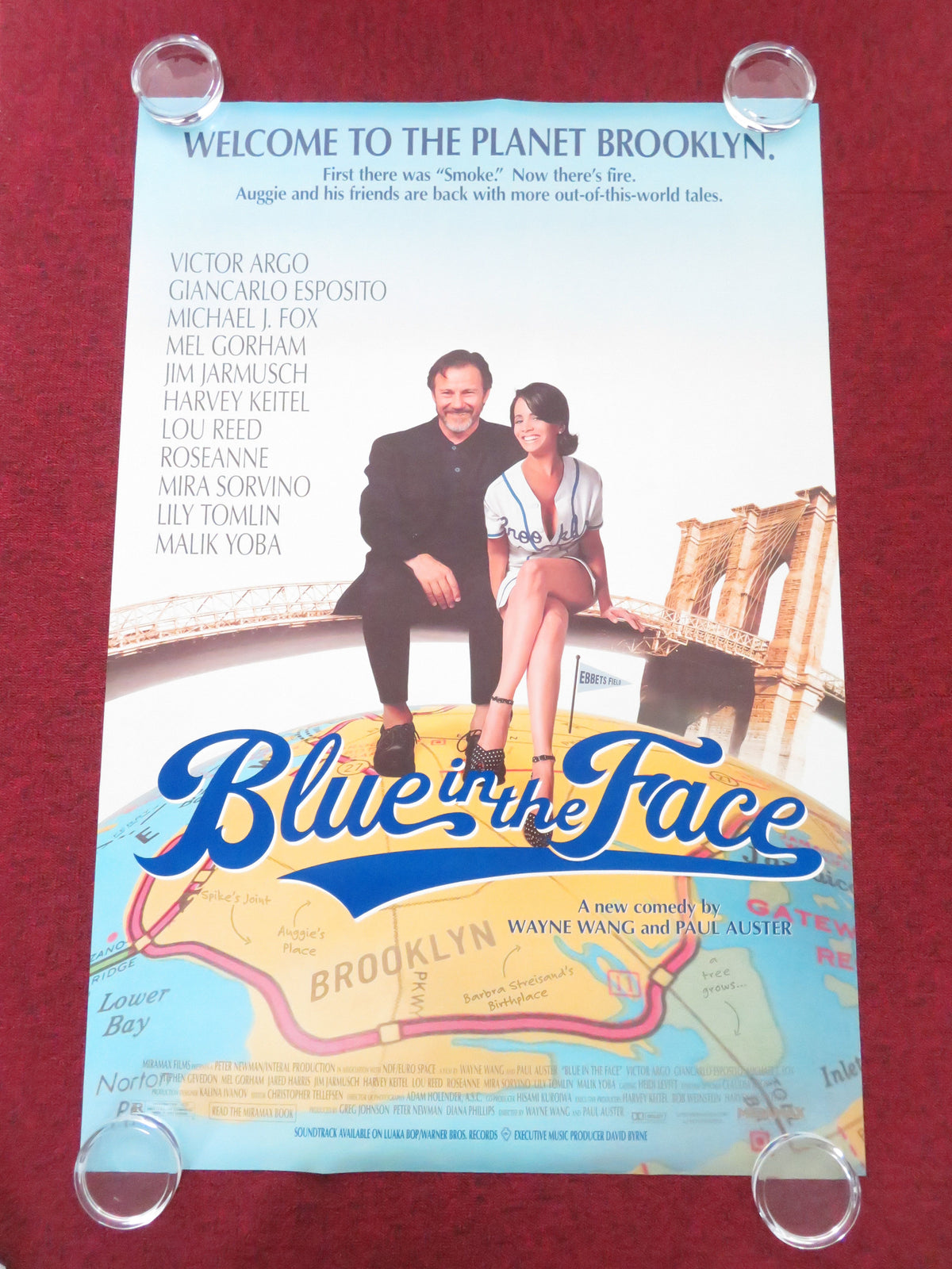 Blue in the Face US One Sheet Rolled Poster Harvey Keitel Madonna 1995