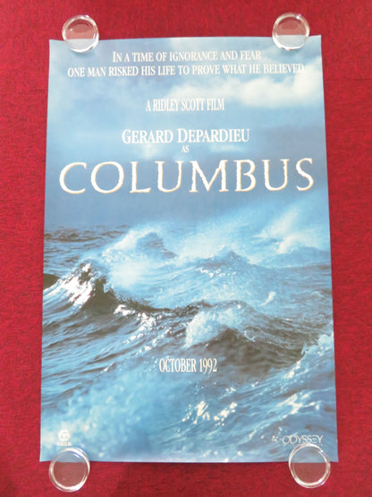 Columbus US One Sheet Rolled Poster Gérard Depardieu Armand Assante 1992
