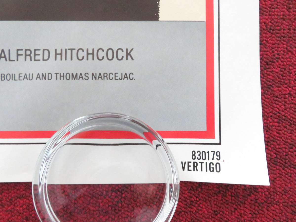 Vertigo US One Sheet Rolled Poster Hitchcock James Stewart Kim Novak R1983