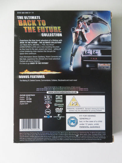 Back to the Future Trilogy (DVD BoxSet) Michael J. Fox C. Lloyd 1985 Region 2, 4