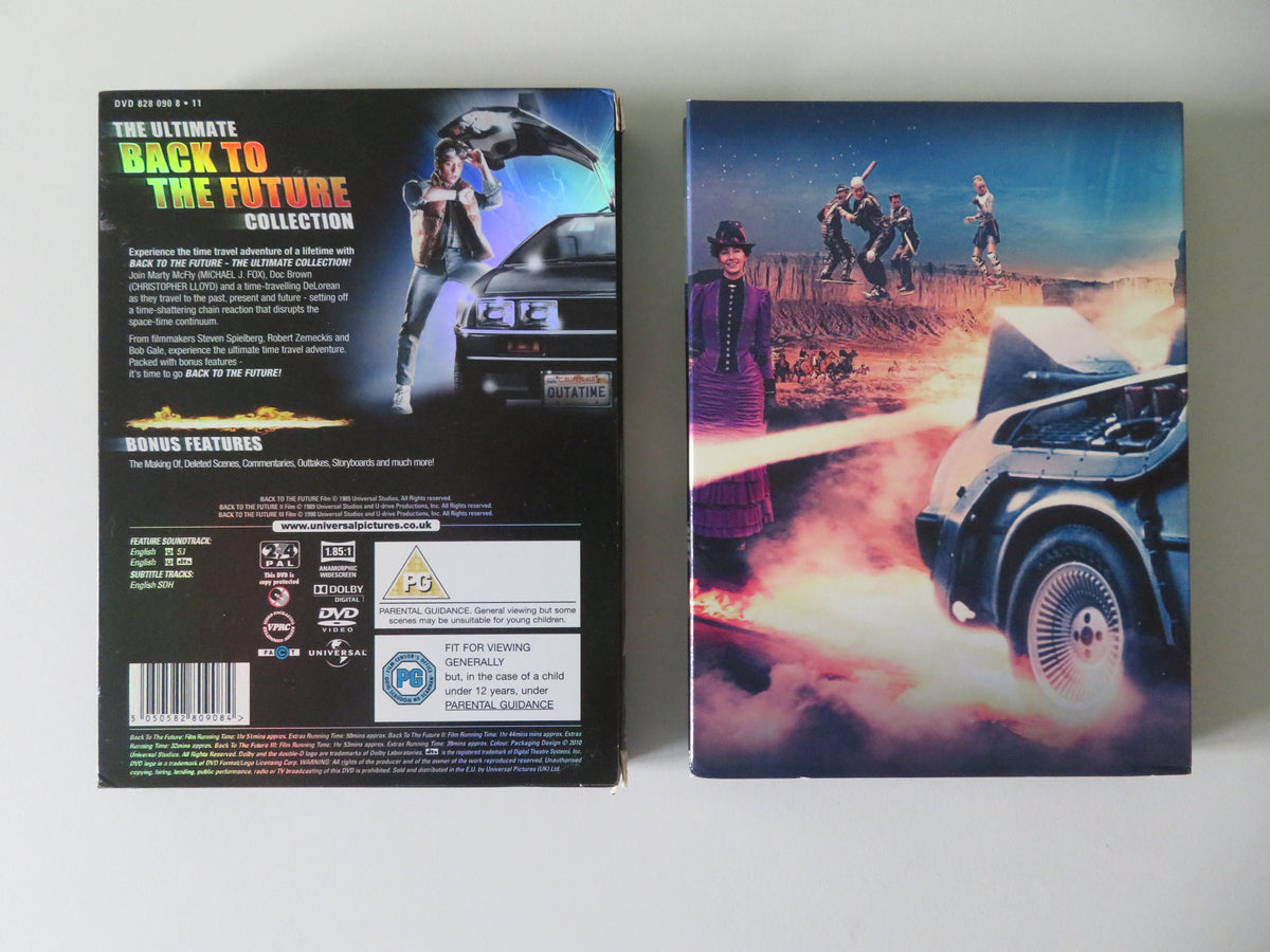 Back to the Future Trilogy (DVD BoxSet) Michael J. Fox C. Lloyd 1985 Region 2, 4