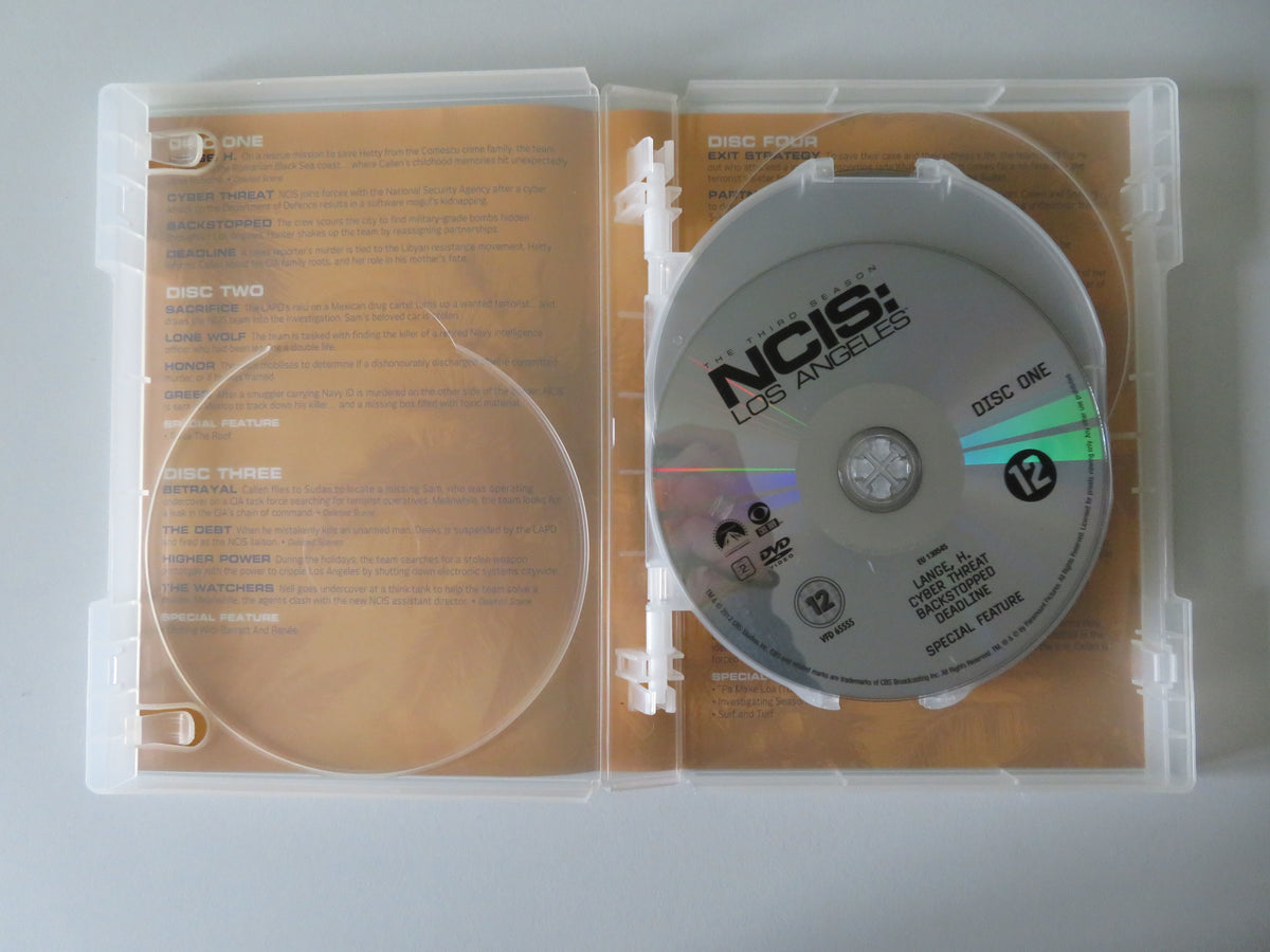 NCIS: Los Angeles - The Third Season (DVD BoxSet) Chris O'Donnell 2011 Region 2