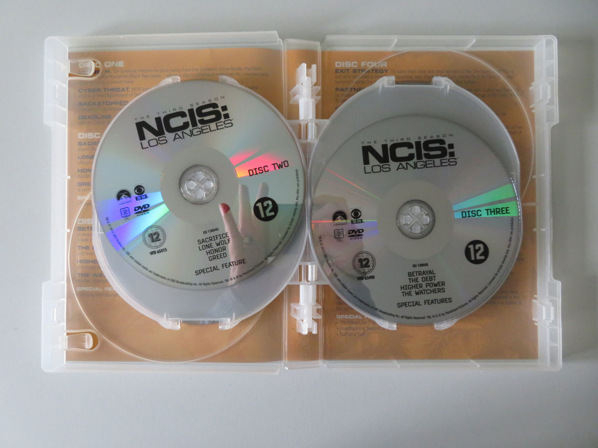 NCIS: Los Angeles - The Third Season (DVD BoxSet) Chris O'Donnell 2011 Region 2
