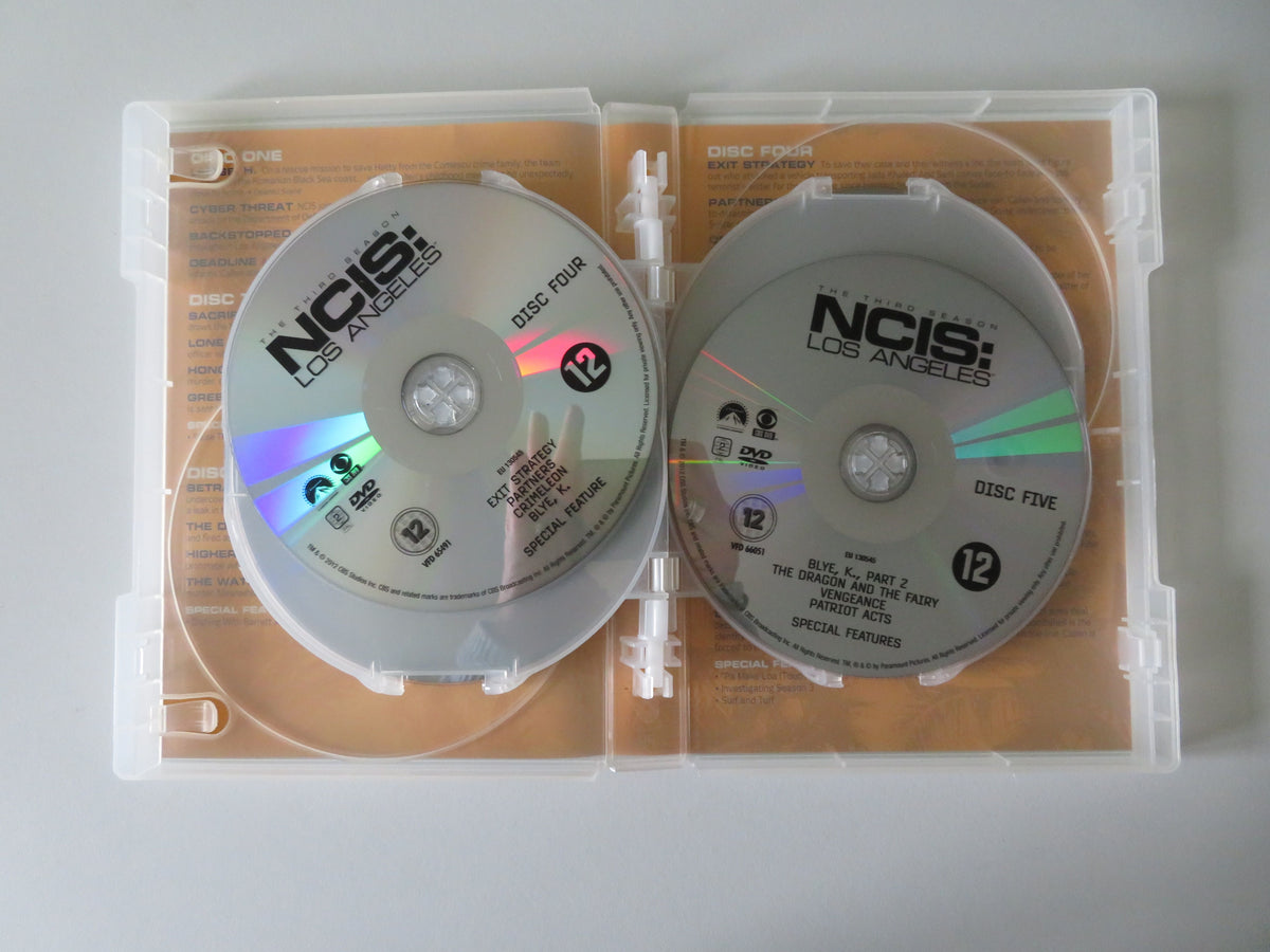 NCIS: Los Angeles - The Third Season (DVD BoxSet) Chris O'Donnell 2011 Region 2