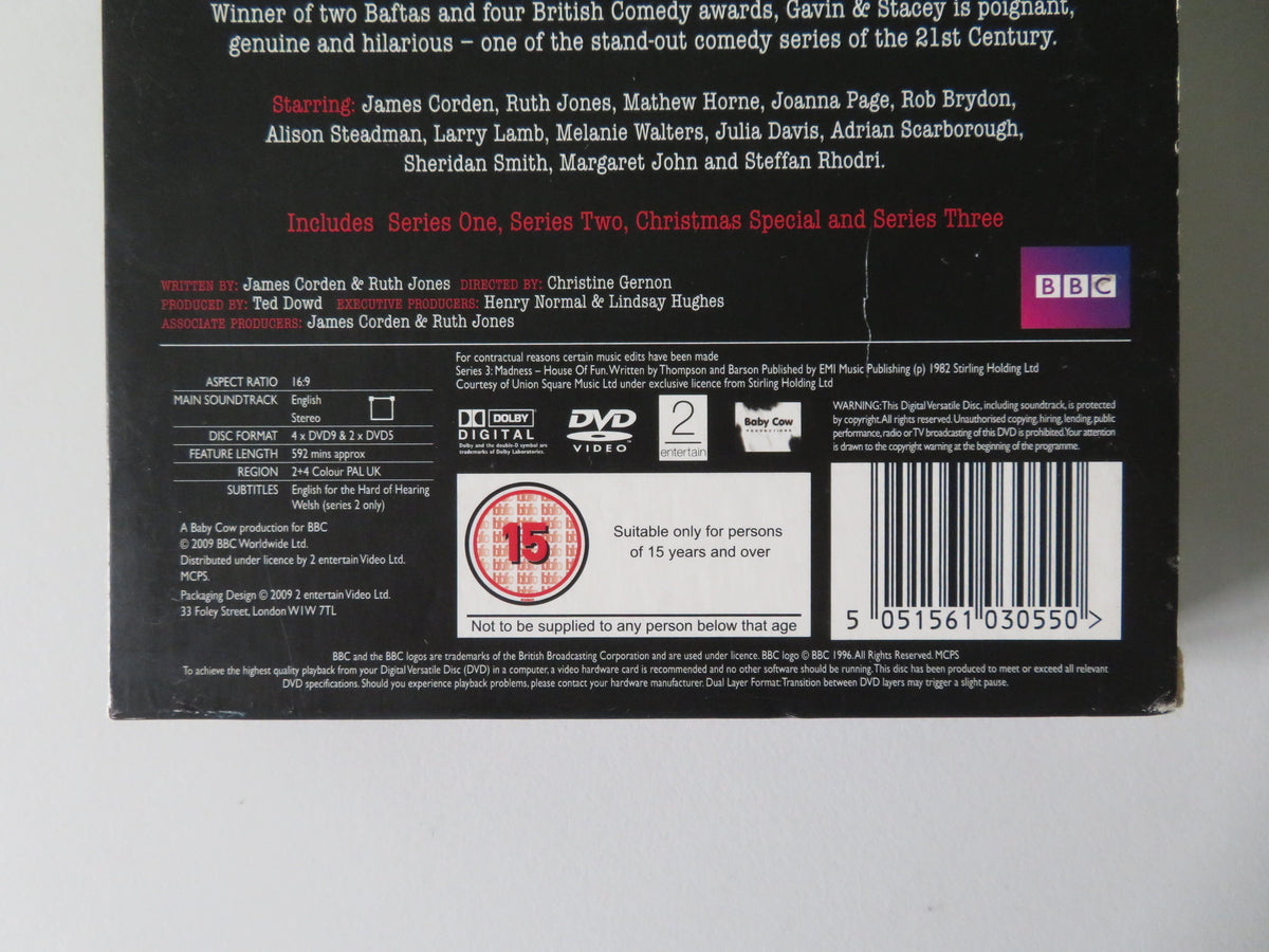 Gavin & Stacey -  The Complete Collection (DVD BoxSet) J. Corden 2007 Region 2+4