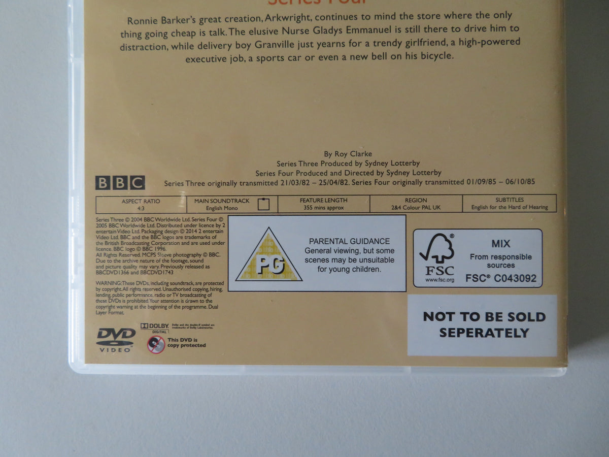The Complete Open All Hours - Series One to Four (DVD BoxSet) Region 2 + 4