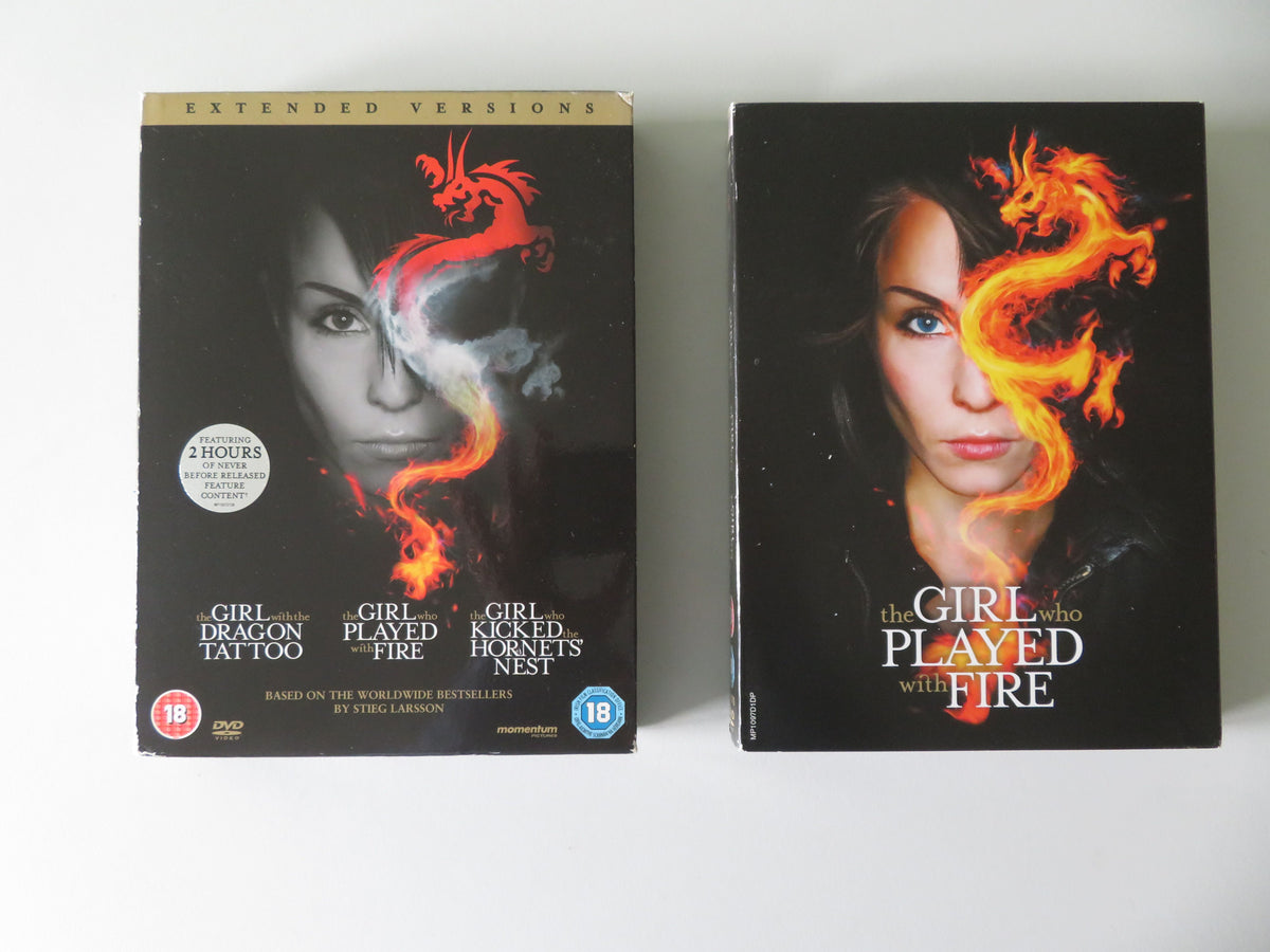 The Girl with the Dragon Tattoo Trilogy -Extended Versions (DVD BoxSet) Region 2
