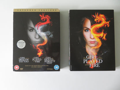The Girl with the Dragon Tattoo Trilogy -Extended Versions (DVD BoxSet) Region 2