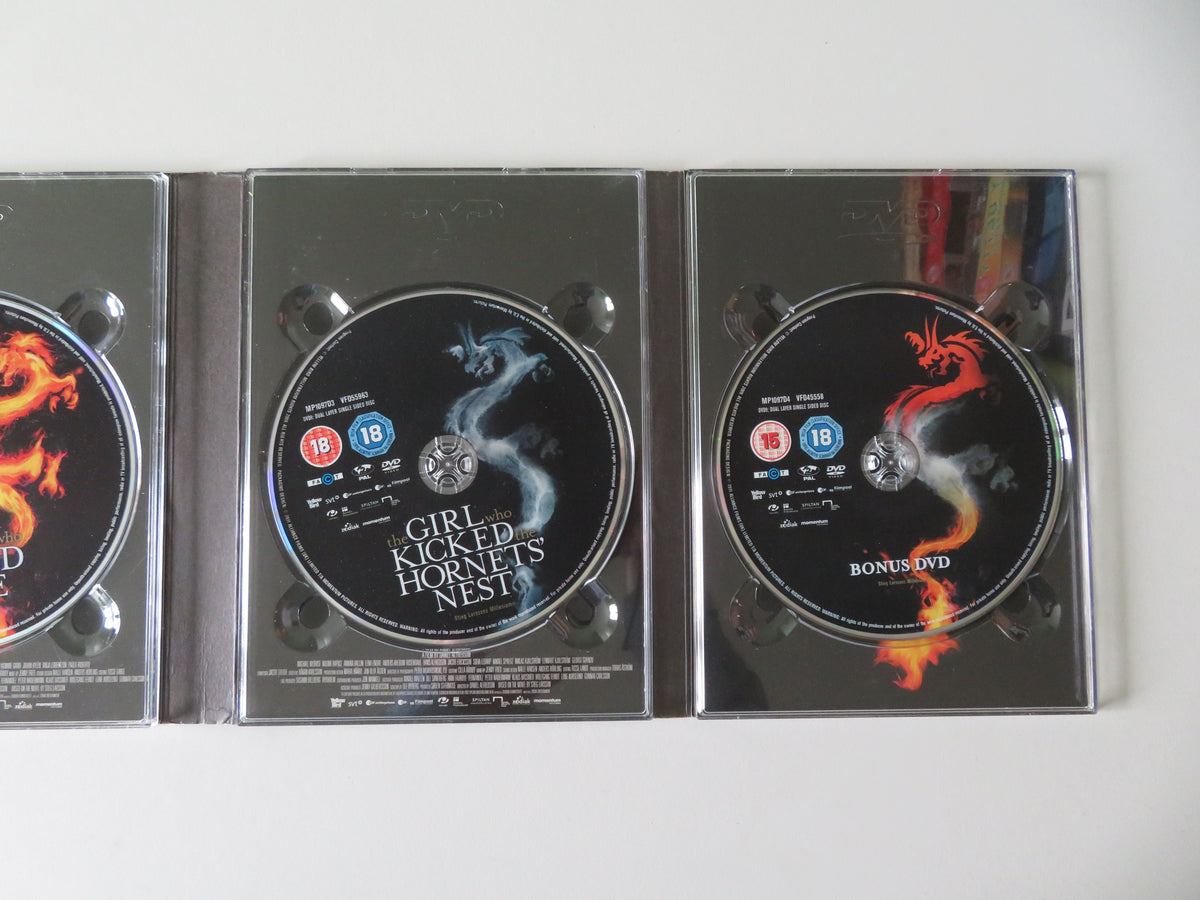 The Girl with the Dragon Tattoo Trilogy -Extended Versions (DVD BoxSet) Region 2