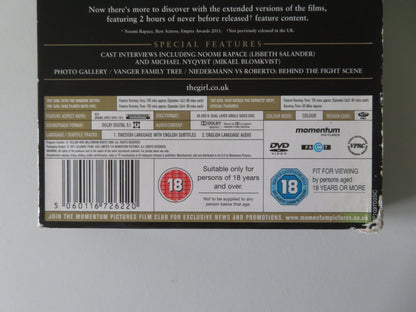 The Girl with the Dragon Tattoo Trilogy -Extended Versions (DVD BoxSet) Region 2