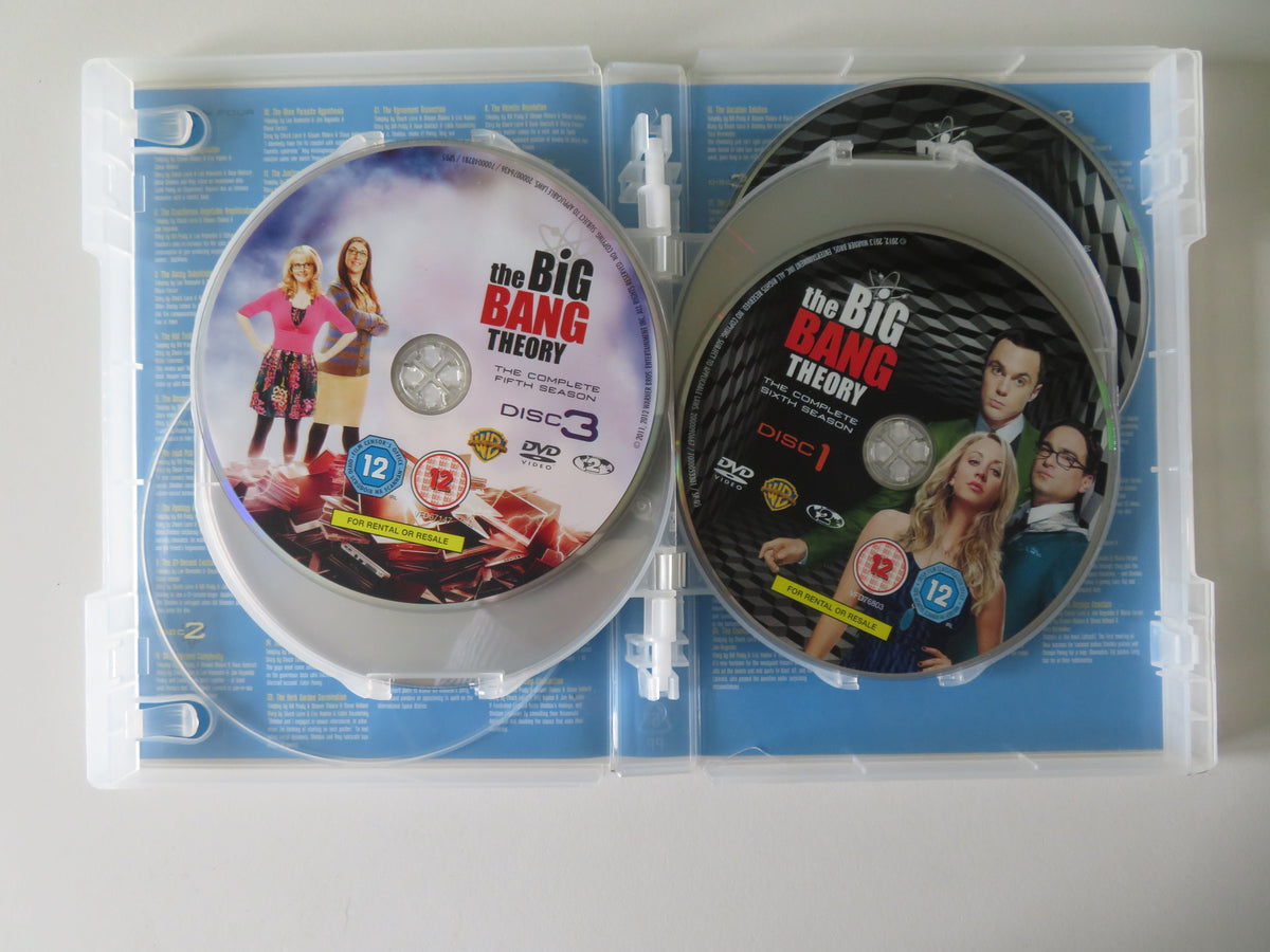 The Big Bang Theory - Seasons 4-6 (DVD BoxSet) Jim Parsons 2010 Region 2