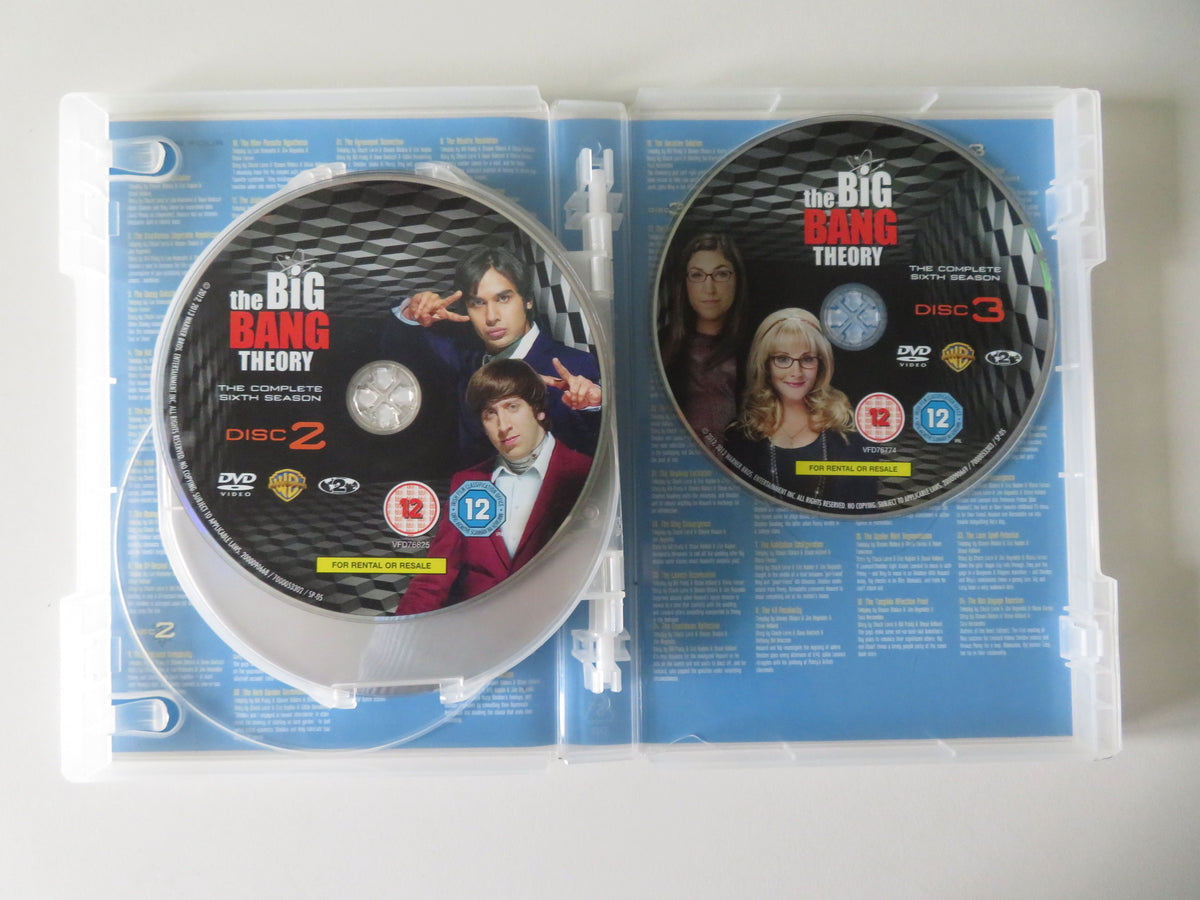 The Big Bang Theory - Seasons 4-6 (DVD BoxSet) Jim Parsons 2010 Region 2