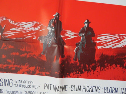 AN EYE FOR AN EYE 1966 US ONE SHEET POSTER RARE ROBERT LANSING P WAYNE - Rendezvous Cinema