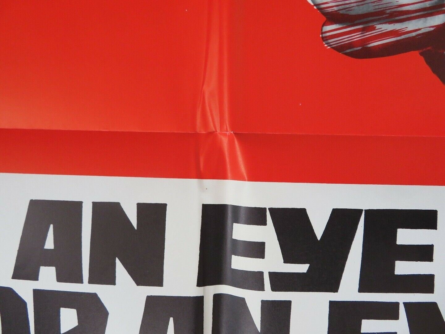 AN EYE FOR AN EYE 1966 US ONE SHEET POSTER RARE ROBERT LANSING P WAYNE - Rendezvous Cinema