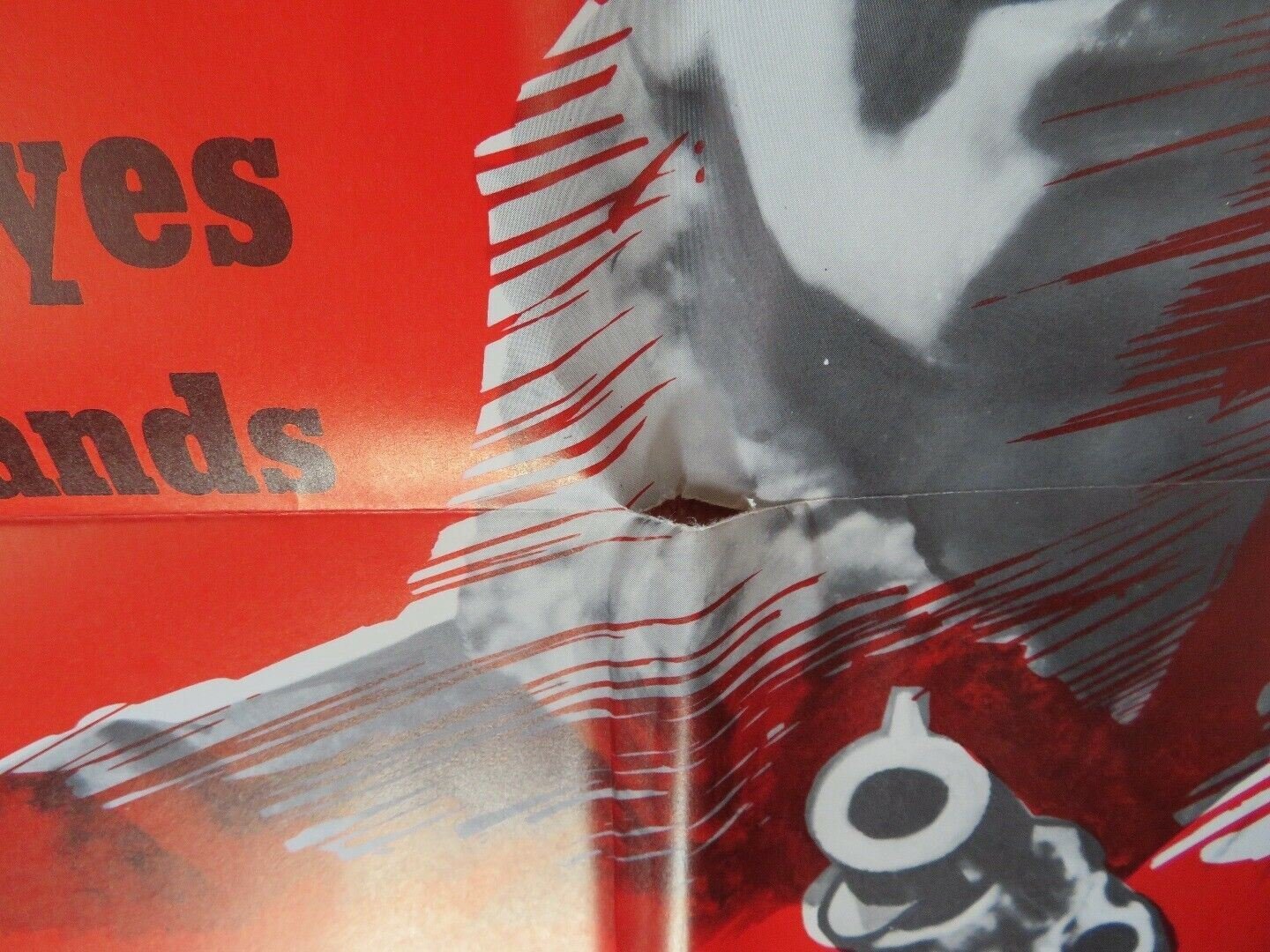 AN EYE FOR AN EYE 1966 US ONE SHEET POSTER RARE ROBERT LANSING P WAYNE - Rendezvous Cinema