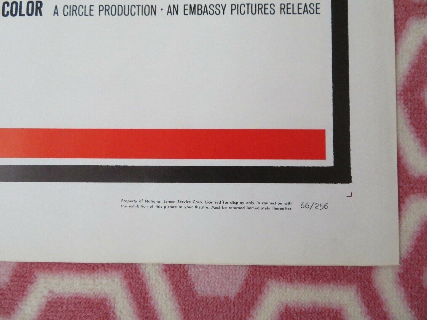 AN EYE FOR AN EYE 1966 US ONE SHEET POSTER RARE ROBERT LANSING P WAYNE - Rendezvous Cinema