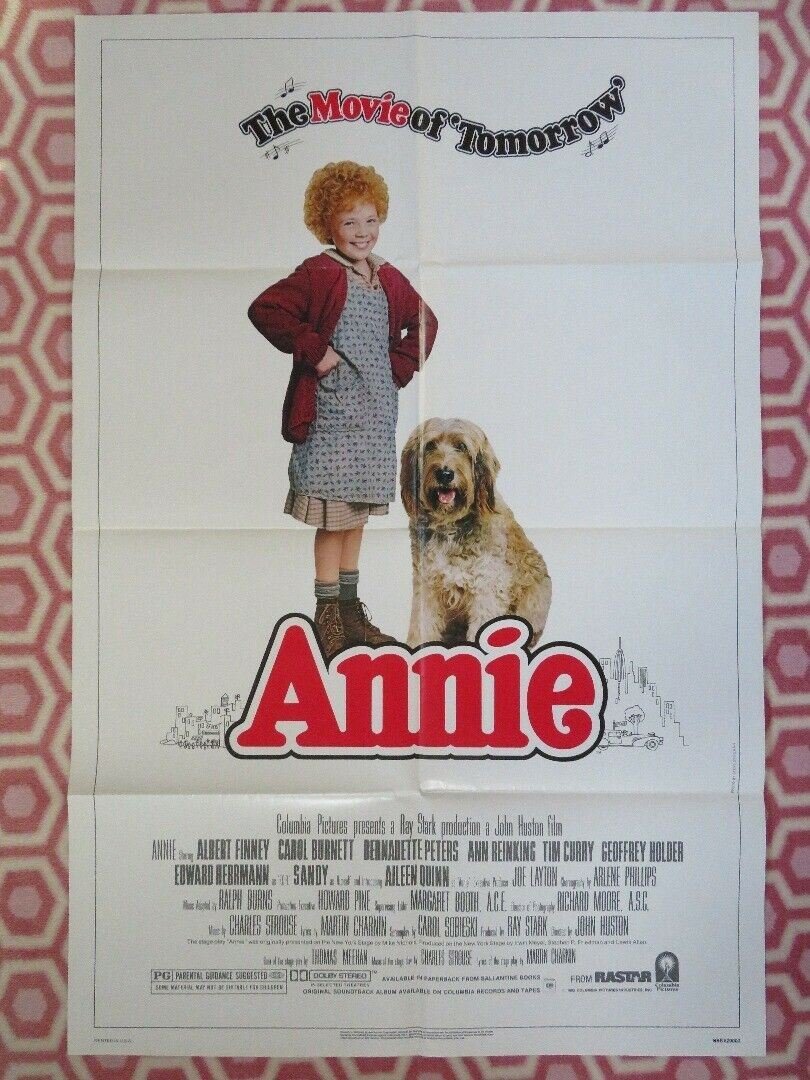 ANNIE US ONE SHEET POSTER TIM CURRY ALBERT FINNEY EDWARD HERRMANN '82 - Rendezvous Cinema