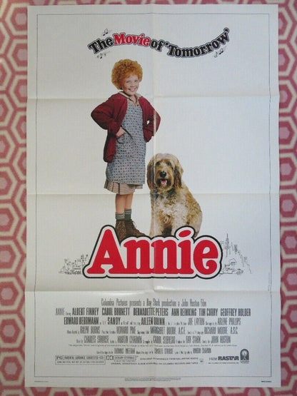 ANNIE US ONE SHEET POSTER TIM CURRY ALBERT FINNEY EDWARD HERRMANN '82 - Rendezvous Cinema