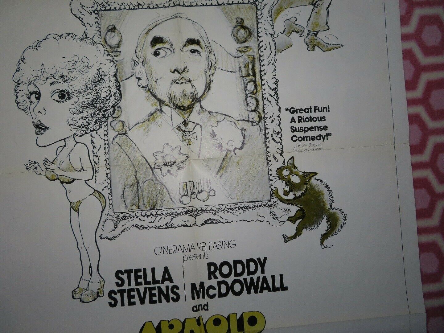 ARNOLD US ONE SHEET POSTER STYLE B STELLA STEVENS RODDY MCDOWALL 1973 - Rendezvous Cinema