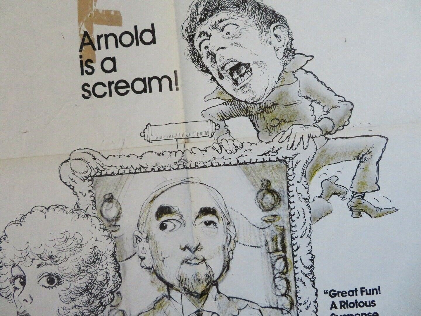 ARNOLD US ONE SHEET POSTER STYLE B STELLA STEVENS RODDY MCDOWALL 1973 - Rendezvous Cinema