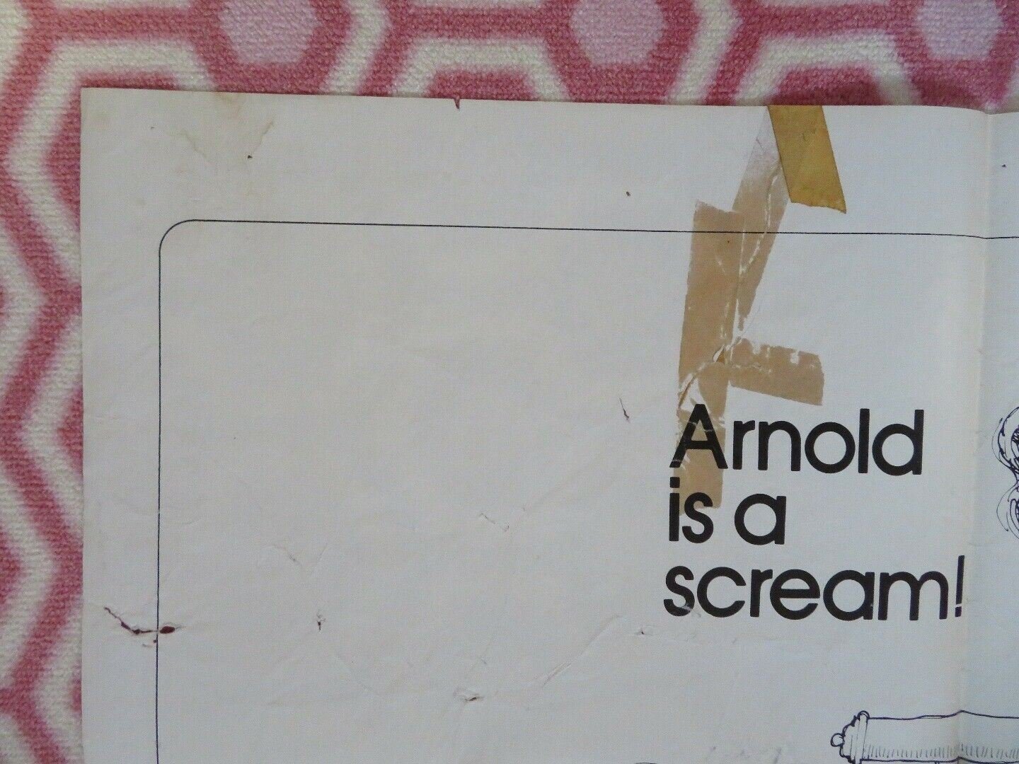 ARNOLD US ONE SHEET POSTER STYLE B STELLA STEVENS RODDY MCDOWALL 1973 - Rendezvous Cinema