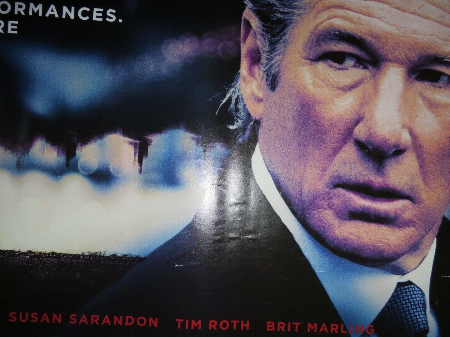 ARBITRAGE BRITISH QUAD (30"x 40") ROLLED POSTER RICHARD GERE TIM ROTH 2012 - Rendezvous Cinema