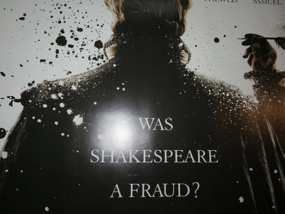 ANONYMOUS QUAD (30"x 40") ROLLED POSTER VENESSA REDGRAVE JOELY RICHARDSON 2011 - Rendezvous Cinema