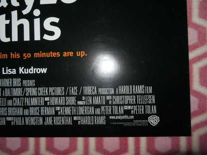 ANALYZE THIS US ONE SHEET ROLLED POSTER ROBERT DE NIRO BILLY CRYSTAL - Rendezvous Cinema