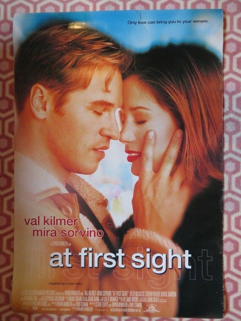 AT FIRST SIGHT US ONE SHEET ROLLED POSTER VAL KILMER MIRA SORVINO '99 - Rendezvous Cinema