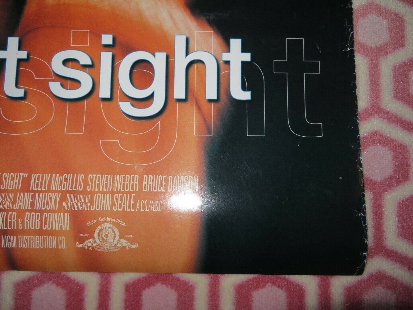 AT FIRST SIGHT US ONE SHEET ROLLED POSTER VAL KILMER MIRA SORVINO '99 - Rendezvous Cinema