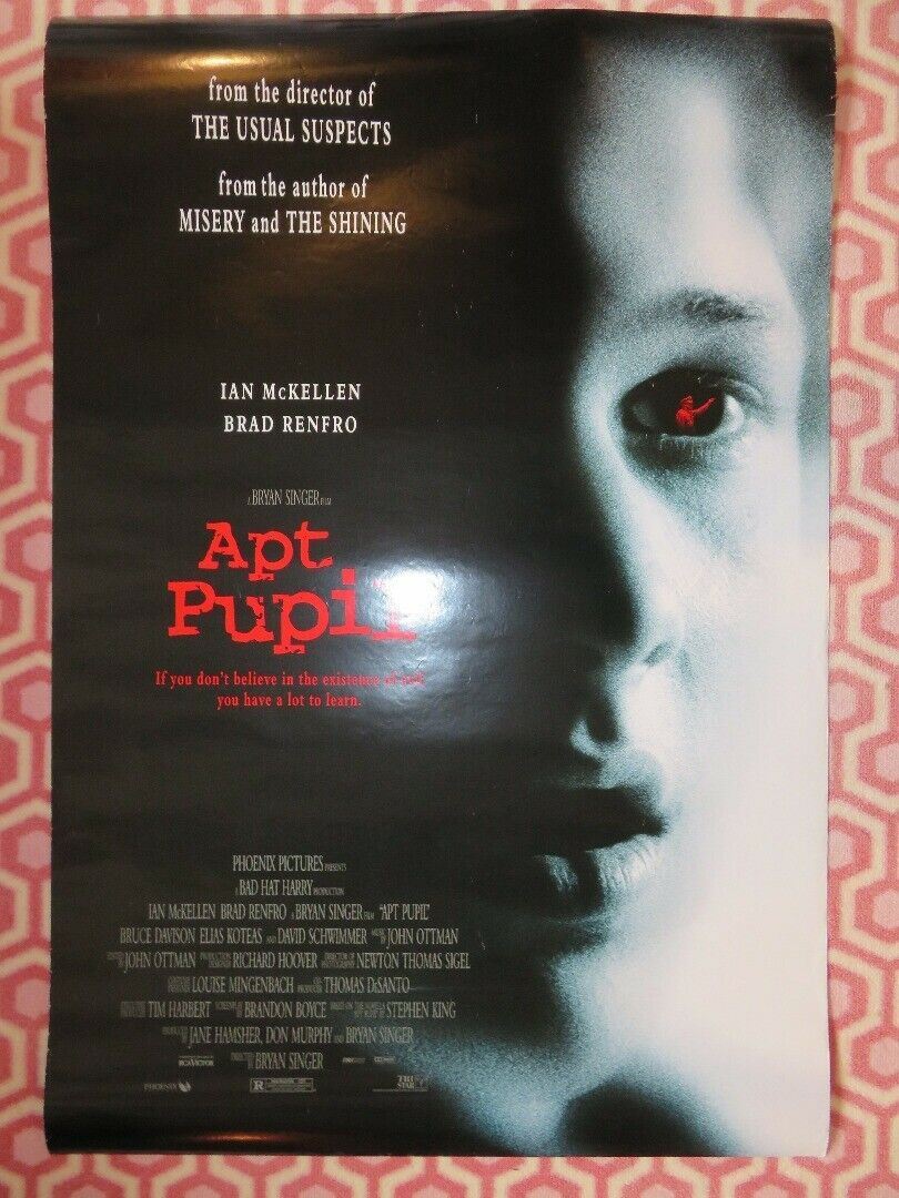 APT PUPIL US ONE SHEET ROLLED POSTER IAN MAKELLEN BRAD RENFRO 1998 - Rendezvous Cinema