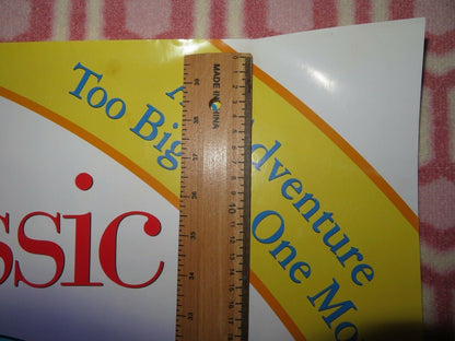 AN AMERICAN TALE VHS POSTER DOUBLE BILL US ONE SHEET ROLLED POSTER 1991 - Rendezvous Cinema