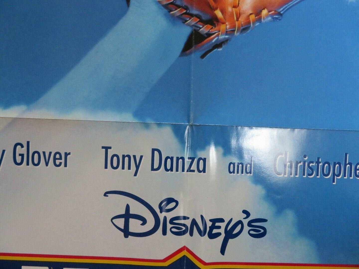 ANGELS IN THE OUTFIELD ONE SHEET POSTER DISNEY DANNY GLOVER 1994 - Rendezvous Cinema