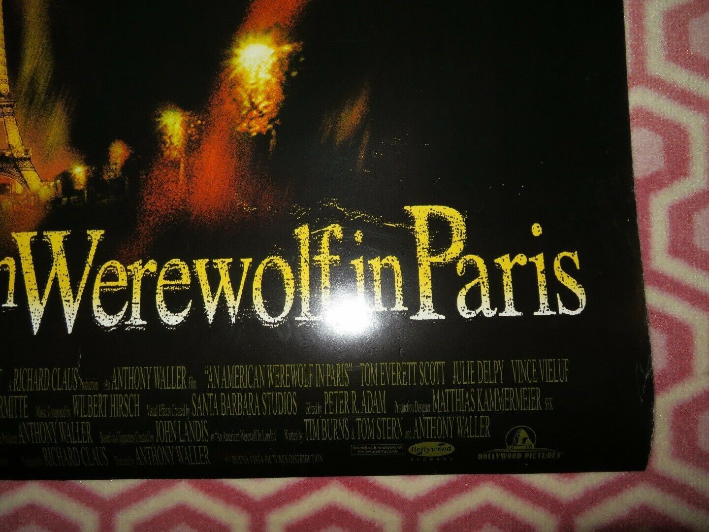 AN AMERICAN WEREWOLF IN PARIS US ONE SHEET ROLLED POSTER 1997 - Rendezvous Cinema