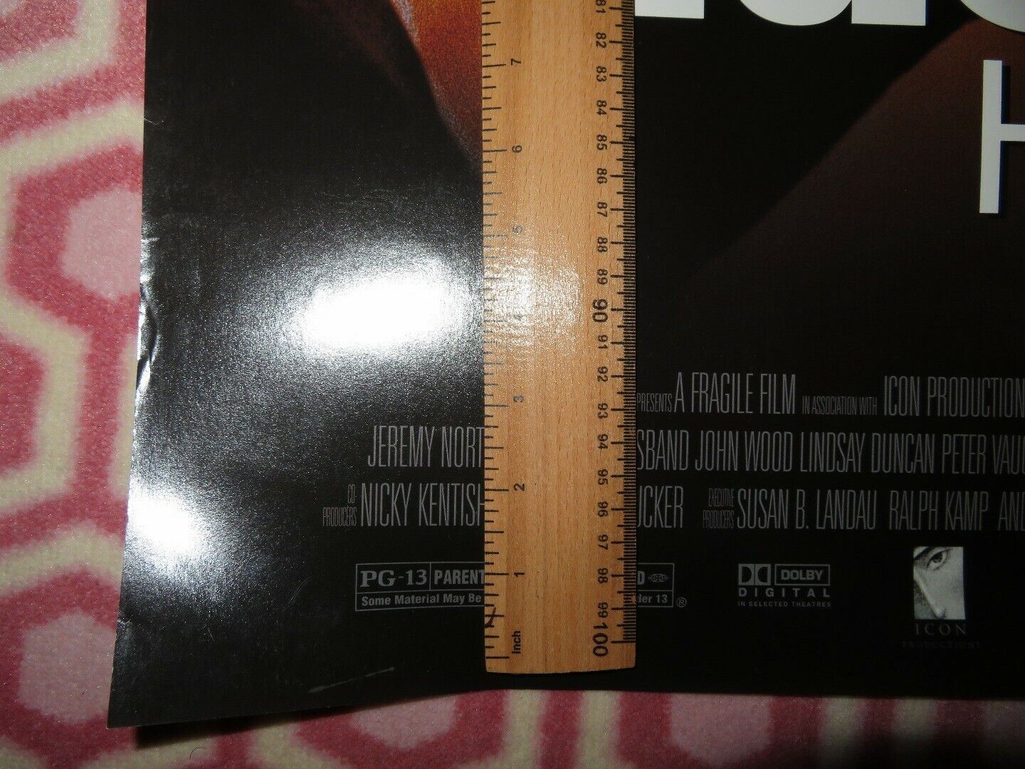 AN IDEAL HUSBAND US ONE SHEET ROLLED POSTER CATE BLANCHETT 1999 - Rendezvous Cinema