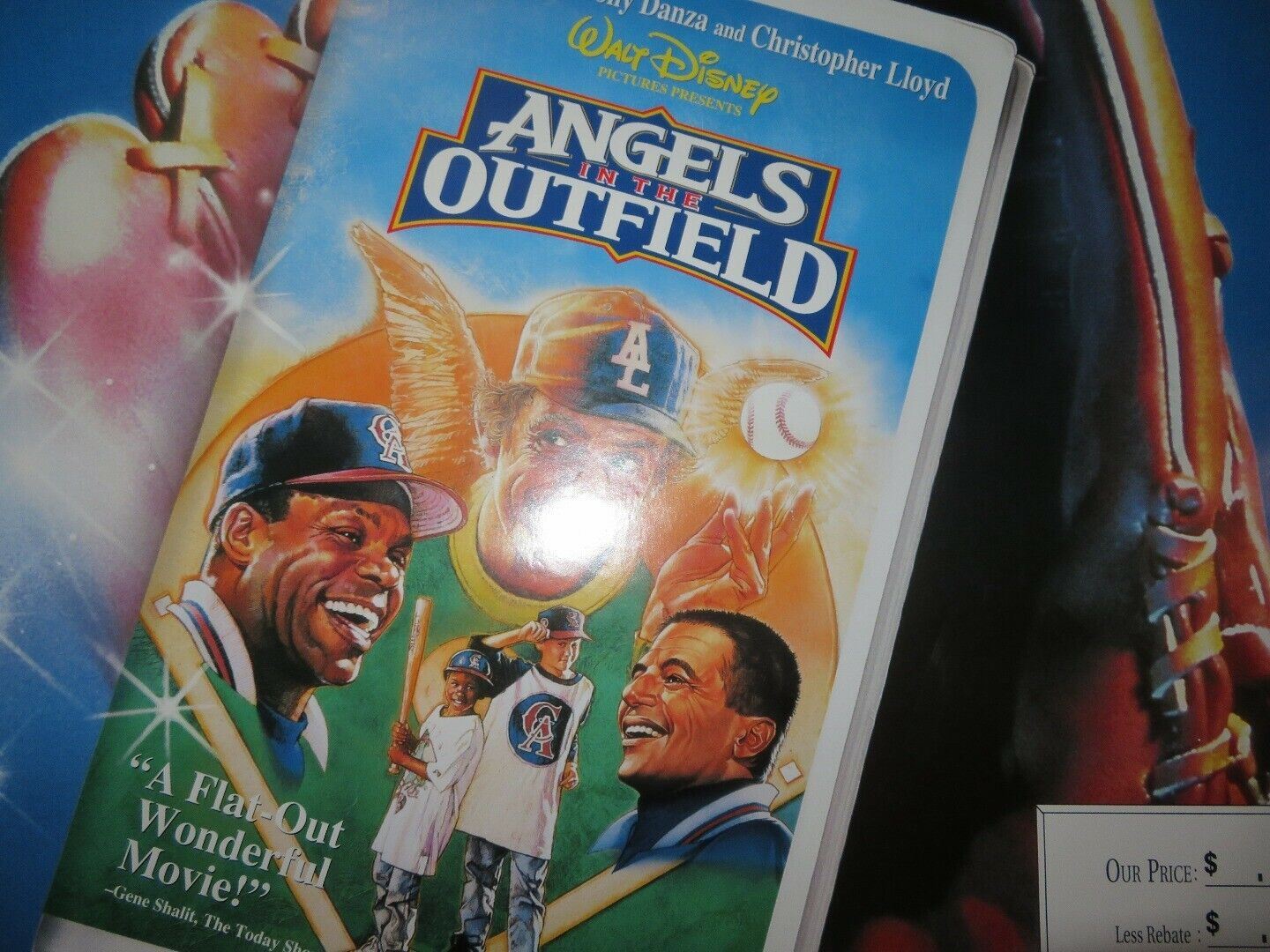 ANGELS IN THE OUTFIELD VHS US ONE SHEET(27"x 41") ROLLED POSTER DISNEY 1994 - Rendezvous Cinema