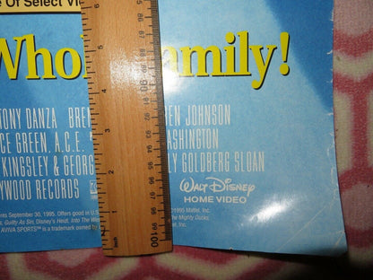 ANGELS IN THE OUTFIELD VHS US ONE SHEET(27"x 41") ROLLED POSTER DISNEY 1994 - Rendezvous Cinema