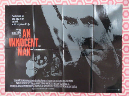 AN INNOCENT MAN QUAD (30" x 40") POSTER TOM SHELLECK 1989 - Rendezvous Cinema