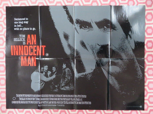 AN INNOCENT MAN QUAD (30" x 40") POSTER TOM SHELLECK 1989 - Rendezvous Cinema