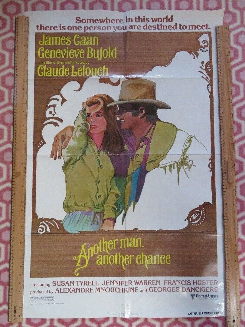 ANOTHER MAN , ANOTHER CHANCE US ONE SHEET POSTER JAMES CAAN 1977 - Rendezvous Cinema