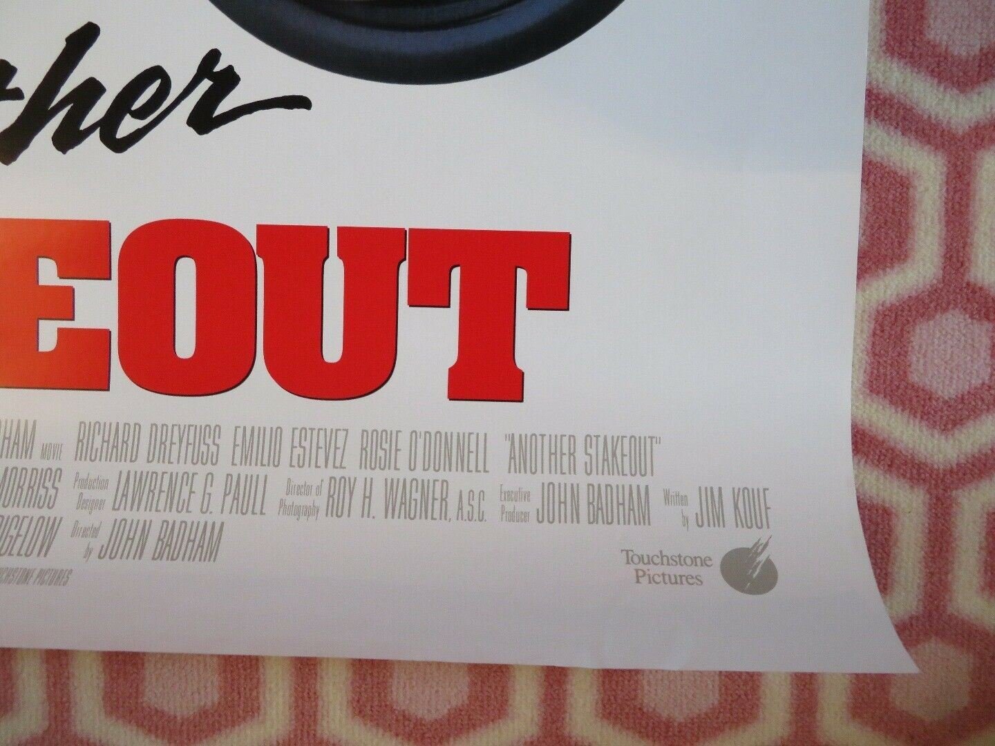 ANOTHER STAKEOUT US ONE SHEET ROLLED POSTER RICHARD DREYFUSS EMILIO ESTEVEZ 1993 - Rendezvous Cinema