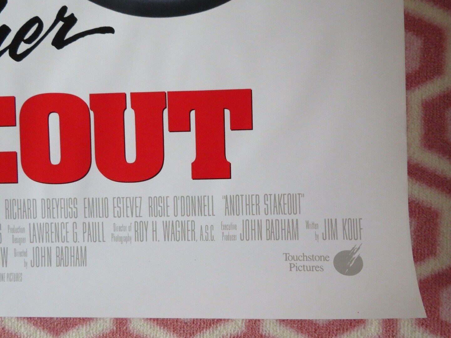 ANOTHER STAKEOUT US ONE SHEET ROLLED POSTER RICHARD DREYFUSS 1993 - Rendezvous Cinema
