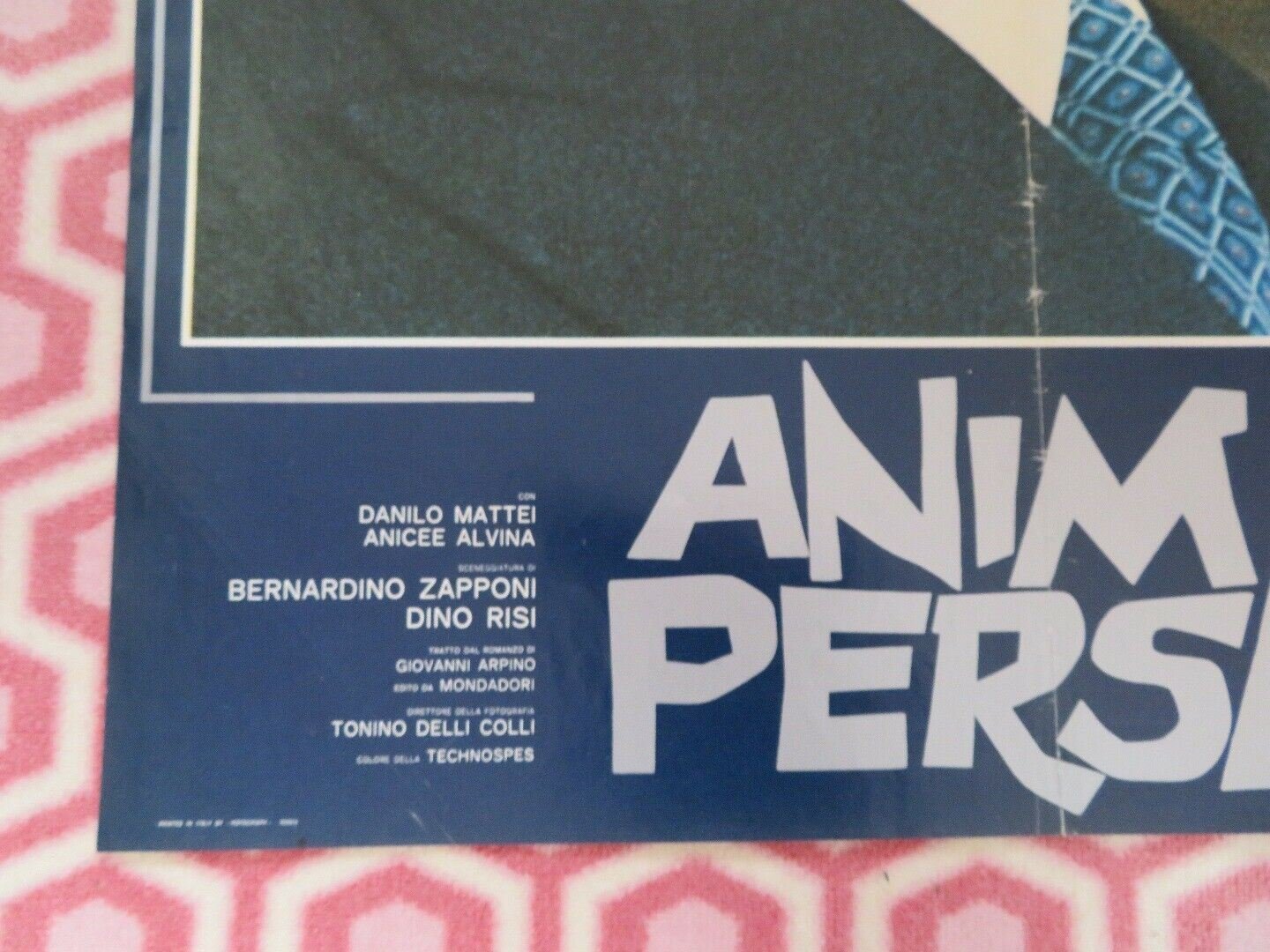ANIM PERSA / The Forbidden Room ITALIAN FOGLIO POSTER VITTORIO GASSMAN 1977 - Rendezvous Cinema