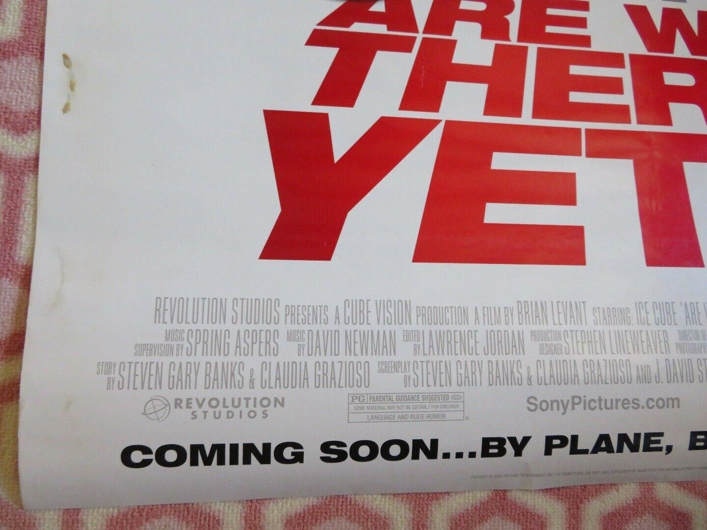 ARE WE THERE YET? US ROLLED POSTER ICE CUBE 2005 - Rendezvous Cinema